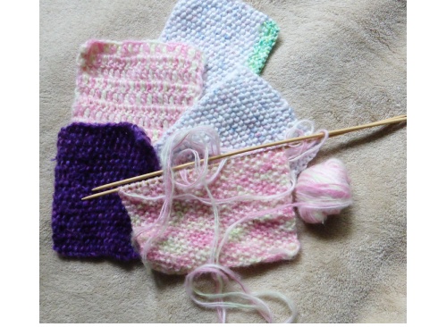 アクリルタワシ編み物