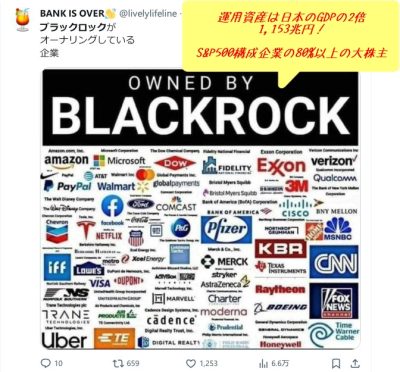 Ｘトレンド”ブラックロック”の正体｜世界を牛耳っている実態