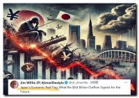 「日本経済の危険信号」88億ドルの流出は何を示唆するか｜Jim Willie
