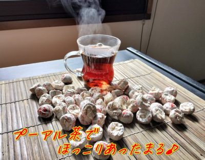 プーアル茶で効果テキメンほっかほか♪|身体を温める発酵茶