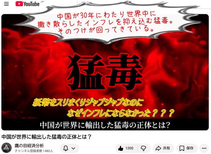 中国が撒き散らしたインフレを抑える猛毒の正体｜チャイナ・ショック 2.0とは