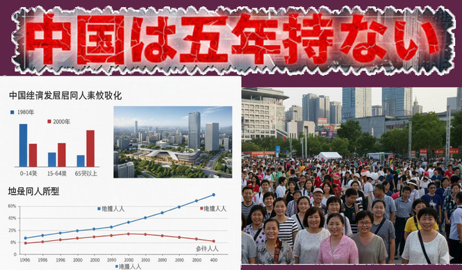 「中国は五年持たない」E・トッドが予見｜人口動態で国の盛衰を予測する