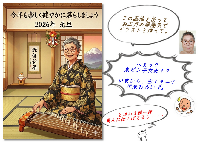 今年はいい年になりますよ♪ コウノトリが知らせてくれたから(^_^)v